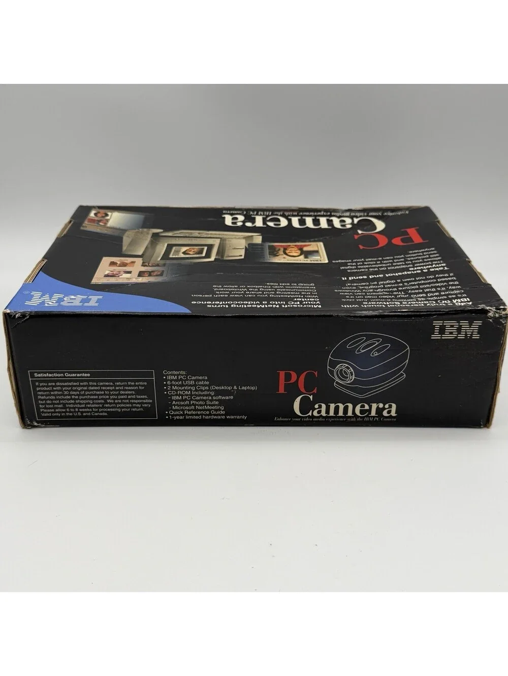 Vintage IBM PC Camera 33L4889 USB Webcam New Sealed NOS Windows 98 2000